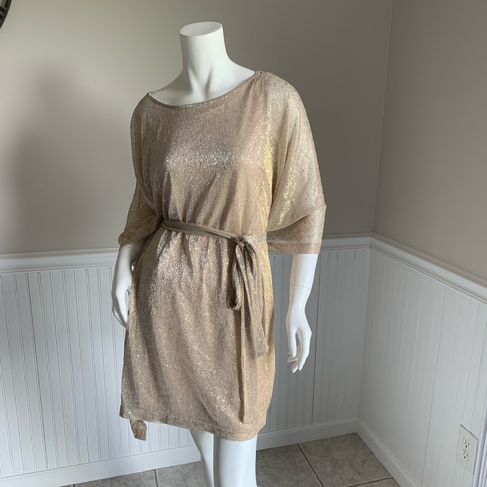 Gold dress